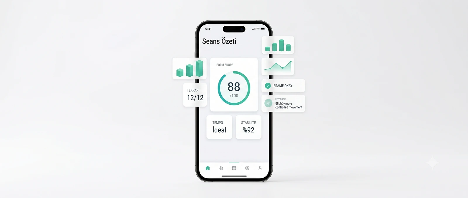 SafeStep AI session summary and form score screen